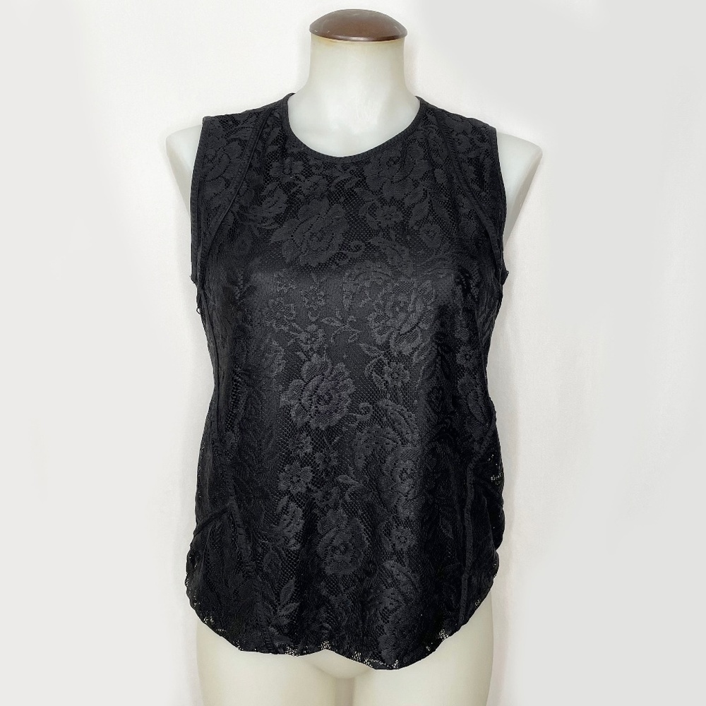BLACK Lace Sleeveless Top 🤍